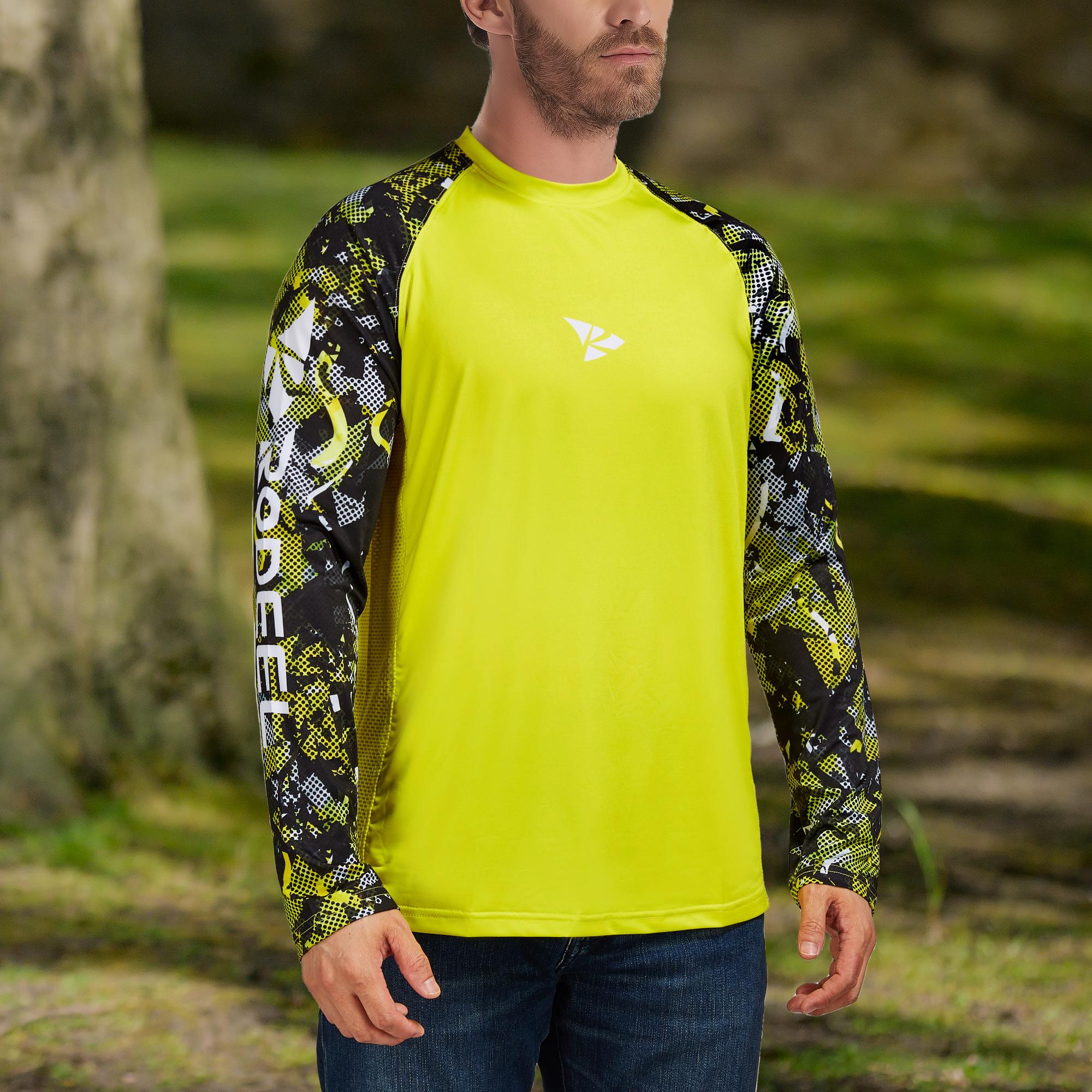 RODEEL 902 Long Sleeve Shirts Men UPF 50+ Sun UV Protection Lightweight Quick Dry Moisture Wicking Breathable Cooling Activewear for Outdoor Sport Gym Workout Hiking Camping Running Fishing Boating Construction Landscaping, Holiday Gift RODEEL 902 Long Sleeve Shirts Men UPF 50+ Sun UV Protection Lightweight Quick Dry Moisture Wicking Breathable Cooling Activewear for Outdoor Sport Gym Workout Hiking Camping Running Fishing Boating Construction Landscaping, Holiday Gift