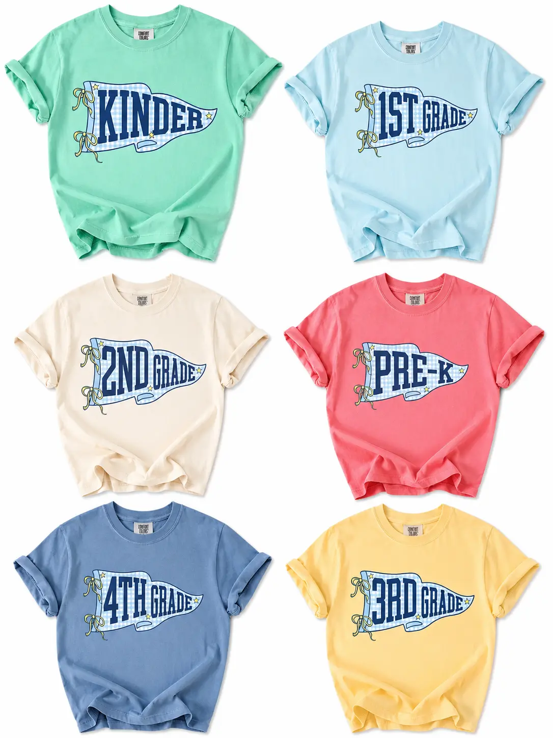 Comfort Colors Custom Grade Level Team Shirt, Back to School Shirt, Teacher Team Tee, Teacher Gift, First Second Third Fourth Fifth T-Shirt - TrendWear USA