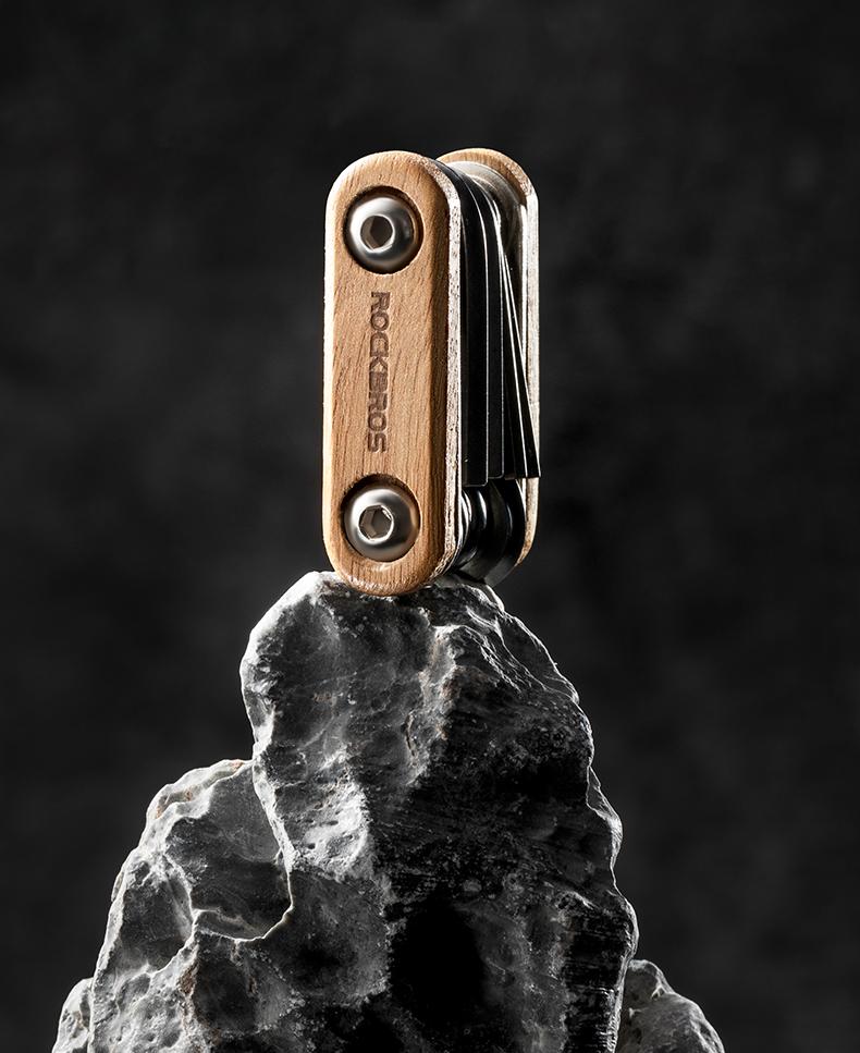 ROCKBROS  8-in-1 Bicycle Repair Tool Multi-functional Combination Interior Hexagonal Disassembly Maintenance Tool Portable Mountain Road Bike