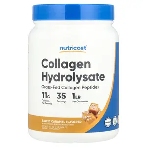 Nutricost Collagen Hydrolysate, Salted Caramel, 16.2 oz (454 g) Nutricost Collagen Hydrolysate, Salted Caramel, 16.2 oz (454 g)