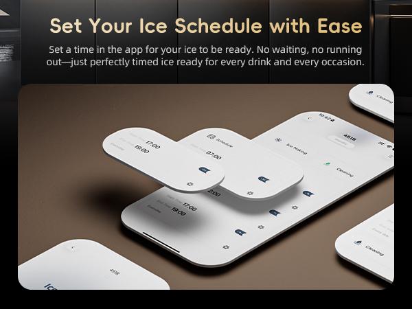 ecozy Nugget Ice Dispenser, Ultra-quiet Smart 2-in-1 Pebble Ice Machine Countertop & Water Dispenser with App Control, Easy Self-Cleaning, Auto Lighting, TDS Monitor, Measured Dispensing, Christmas Gift, Holiday Haul Gift