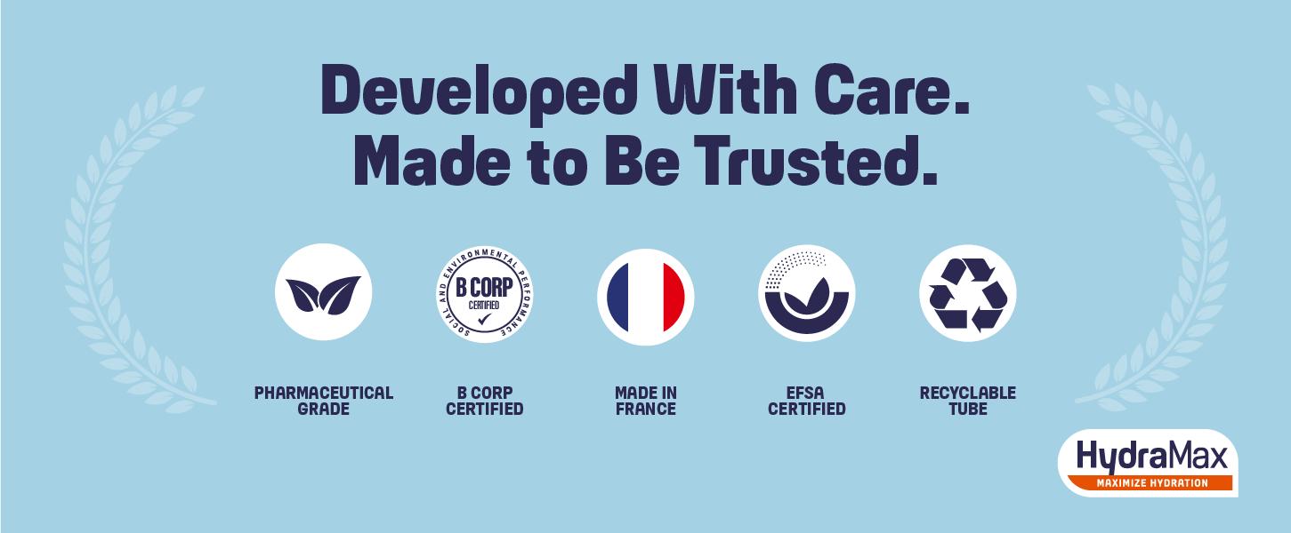 HydraMax Hydration + Boost Effervescent Tablets – Electrolytes with Caffeine & Zinc, Orange Flavor, 16 Tablets