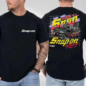 Dale Earnhardt Racing Snap-On T-Shirt, Vintage Motorsport Graphic Tribute to a Legendary Stock Car Driver, Classic Cotton Crewneck 2XL Fit, Gift for Racing Fans, Gift for Snap-On Collectors, Gift for Motorsport Enthusiasts