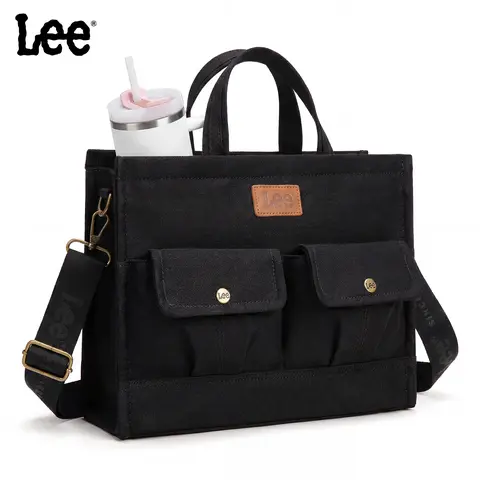 Lee Women's Nurse Tote Bag - Business Purse for Women, Easy Carry Crossbody Strap Bag, Solid Color Casual Everyday Use, Fits iPad & 13-Inch Laptop, Multiple Pockets, Large Capacity, Purses For Women