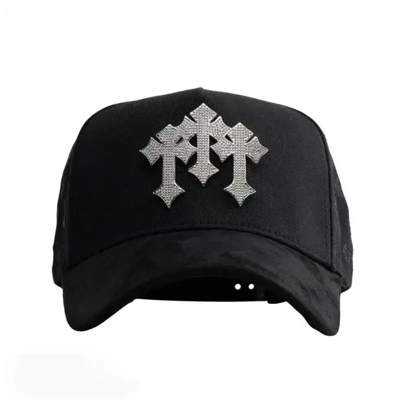 Barbas Hats x Rich The Kid x Chrome Crystal Cross Black  display picture 2