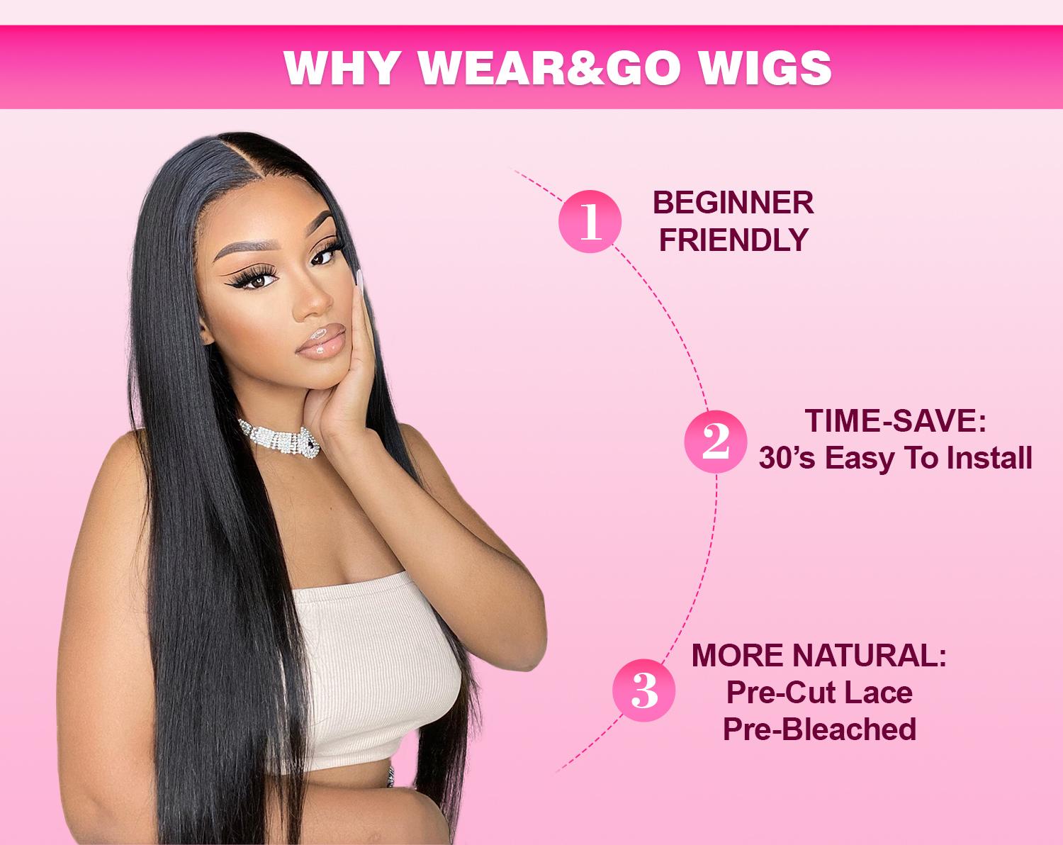 [Clearance Sale] Reshine Body Wave Wear Go Glueless Human Hair Wigs Pre-cut HD Lace Wigs Pre Plucked Natural Hairline
