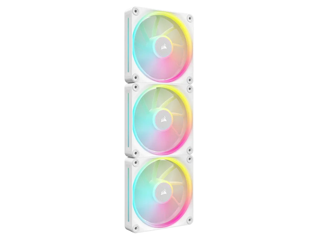 CORSAIR LX RGB Series, iCUE LINK LX120 RGB White, 120mm Fan, Triple Pack