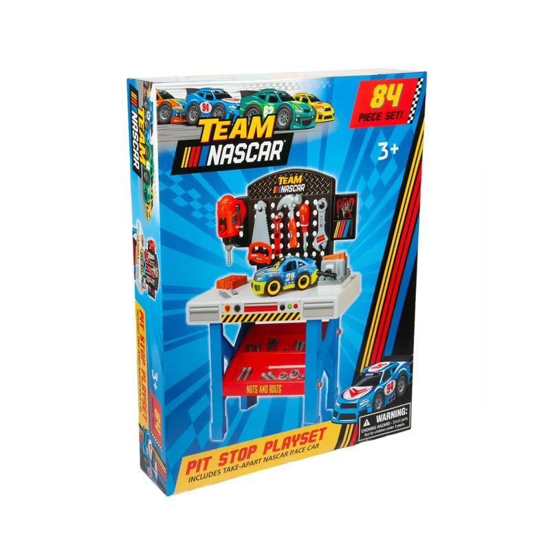 Marvel Spider-Man | Spidey and His Amazing Friends | Team Nascar | Transformers Pit Stop Tool Bench Playset - Pretend Play & Real Tool Fun for Kids Age 4+; Official Licensed Marvel Spider-Man | Spidey and His Amazing Friends | Team Nascar | Transformers Pit Stop Tool Bench Playset - Pretend Play & Real Tool Fun for Kids Age 4+; Official Licensed