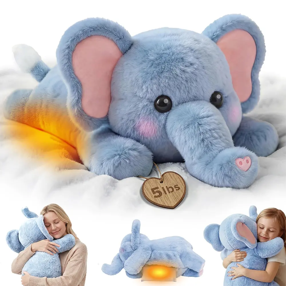 Weighted Elephant Plush 