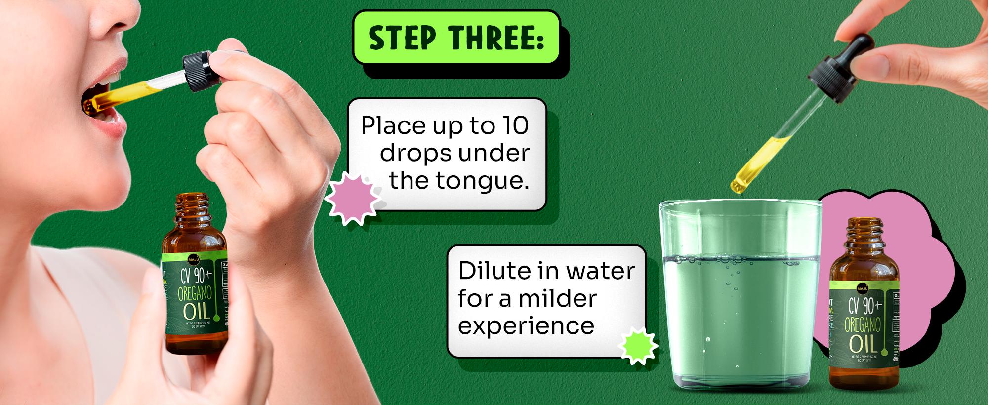 MAJU CV90 Oil of Oregano (2oz) - Edible Wellness Supplement, High Carvacrol, Blended with Olive Oil, Vitamins and Minerals for Digestion, Immune and Seasonal Suppport Dietary