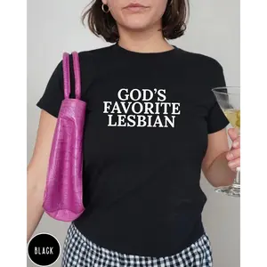 God's Favorite Lesbian Baby Tee, Be Kind of a Bitch, LGBTQ WLW Pansexual Bisexual Baby T Shirt