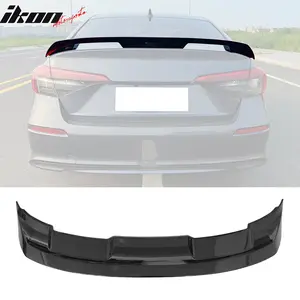 Trunk Spoiler Lip for Honda Civic Sedan 11th Gen 2022-2026 Gloss Black ABS
