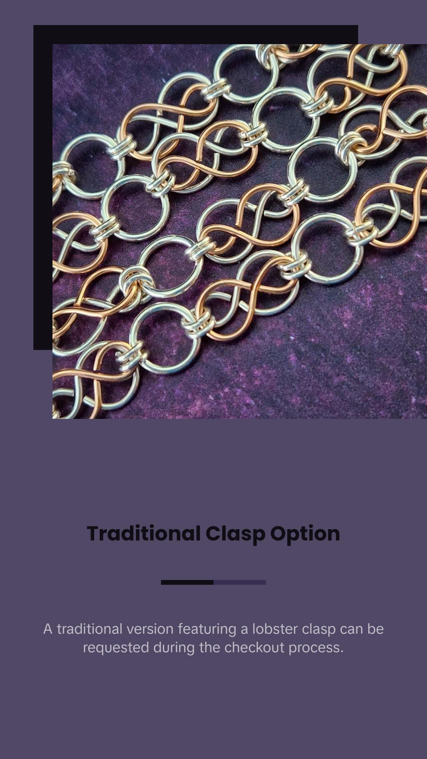 ETERNAL Collar, Various Metal Choices