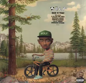 Tyler, The Creator - Wolf (Very Good Plus (VG+)) Hip Hop (2xLP, Album, RP, Pin)
