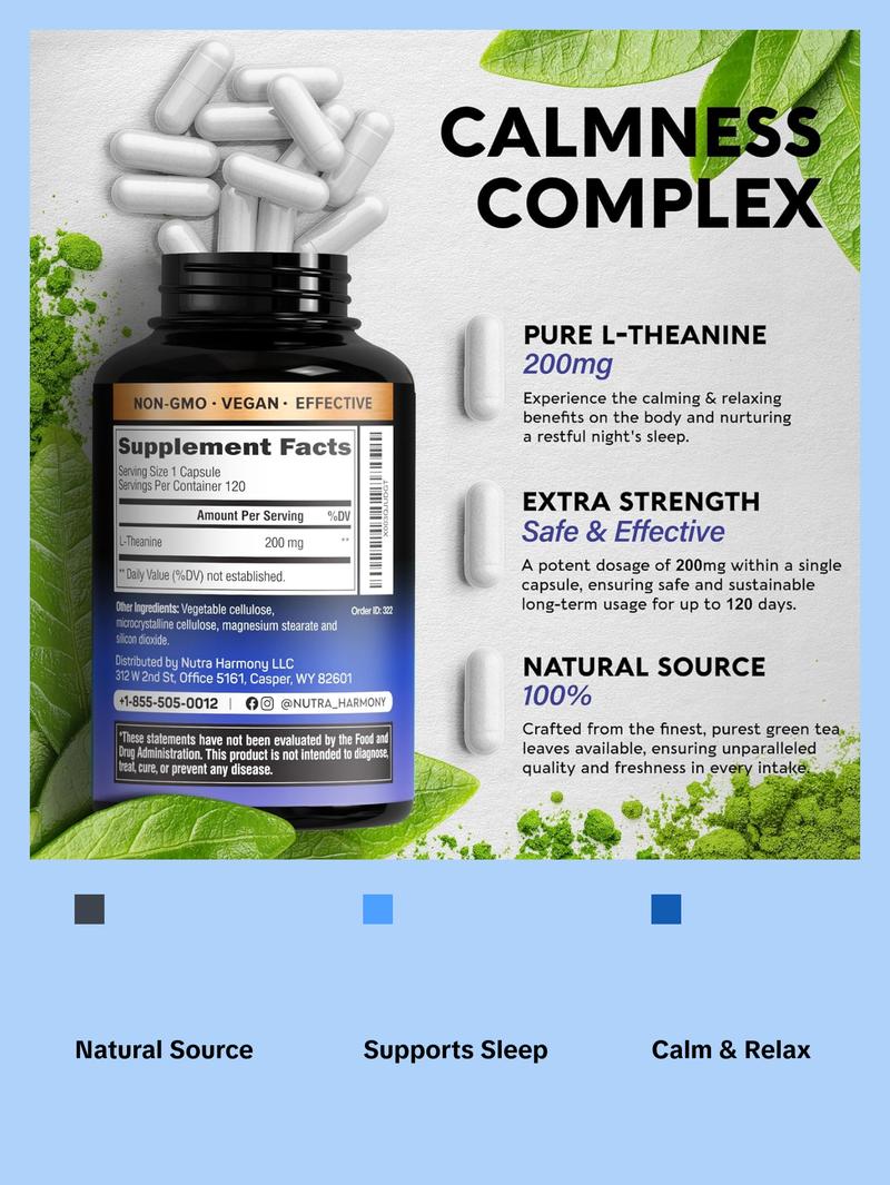 L Theanine Supplement 400 mg