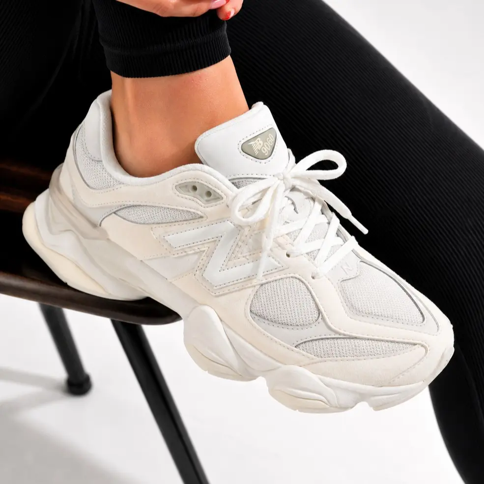New Balance 9060 Reflection White Women's & GS Trendy Fashion Sneaker New