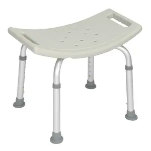 Shower Chair Bath Seat for Tub or Shower Bench for Inside Shower, Made of Non Slip Aluminum with Plastic Seat, No Tools Needed, Adjustable Height, Holds Weight up to 300 Pounds, Bath Bench,