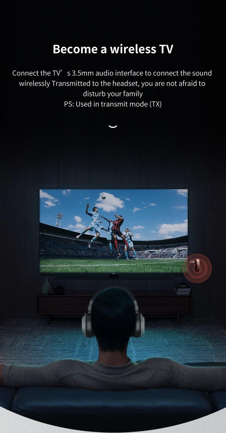 Bluetooth Audio Receiver Wireless FM Transmitter AUX Input Bluetooth-Compatible Sound Adapter for Car Automotive Bluetoothtransmitter Carplay Stick