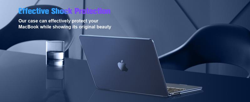 Fintie Slim Matte Case for MacBook Air 13.6 (M4/M3/M2 Chip, Model A3240/A3113/A2681), Premium Protective Cover for 13.6" MacBook Air, Laptop Casing