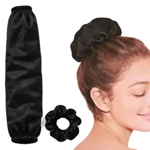 LunaBun™ Hair Protection Sleeve & Scrunchie Bonnet Alternative  Easy Use for Blowouts, Curls, Frizz Control & Overnight Healthier Hair. Night Hair Protection. Daytime Hair Protection. Anytime Messy Bun Alternative. Healthy Hair Styling & Protection.
