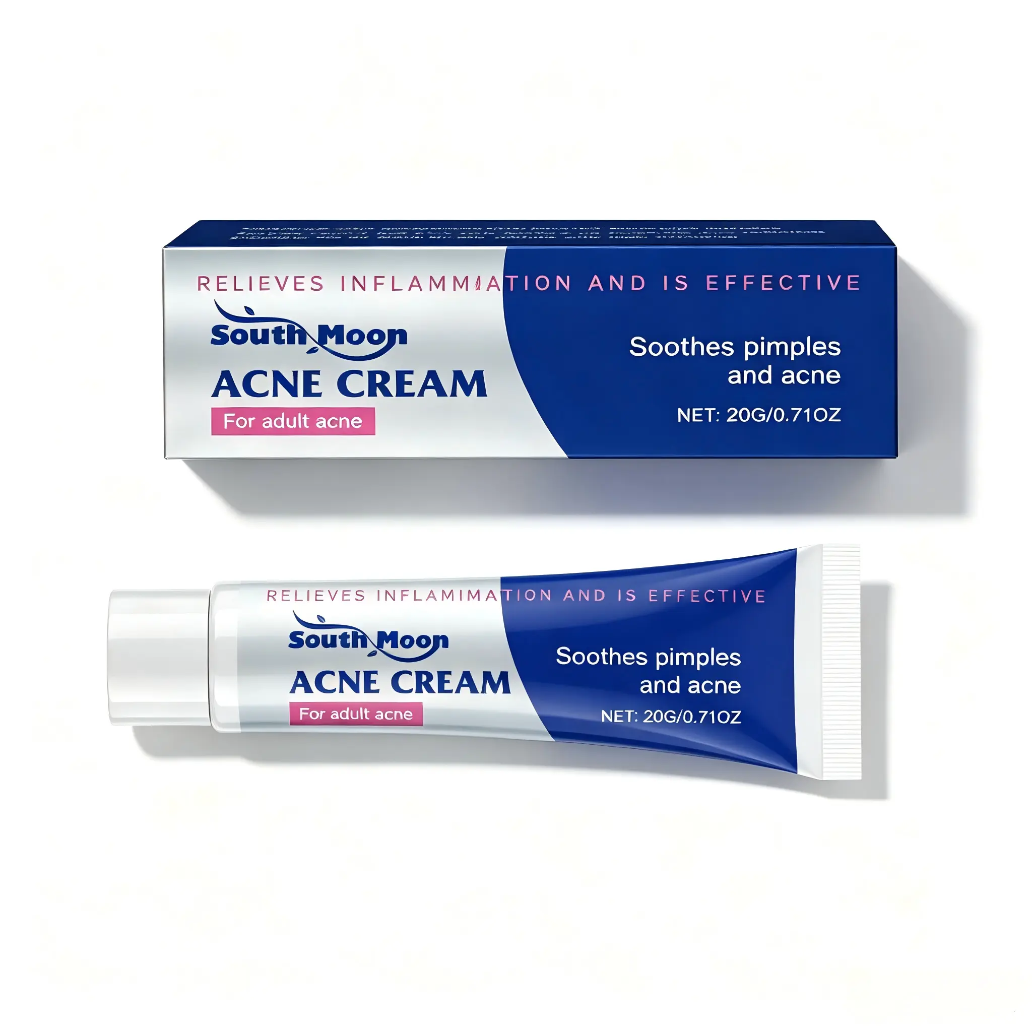 [Buy 1 Get 1 Free Product] 20g Herbal Acne Treatment Cream (Larger Size) - Top Selling Unscented Glycerin-Infused Gentle Formula, Soothing Effect Oily Skin Moisturizer