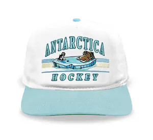 Antarctica Hockey Snapback: White