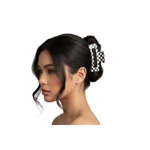 Checkered Hair Clips