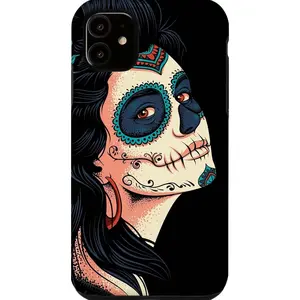 iPhone Cute Lady of the Dead - La Calavera Catrina Santa Muerte Case  (All Models)