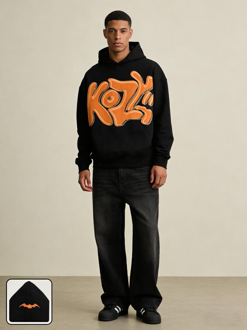 Y2k Hoodies Puff Print Hoodie Grunge Graphic Zip Up Y2k Jacket Hip Hop Streetwear Aesthetic Sweatshirts Mens Fashion