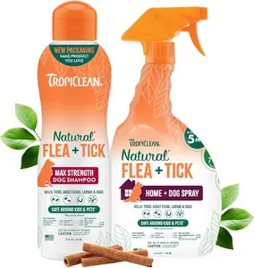 Natural Flea & Tick Max Shampoo & Spray Natural Flea & Tick Max Shampoo & Spray