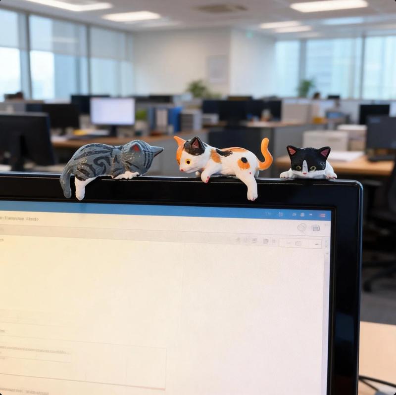 MUNBYN Valentine' s Day Gifts - 2026 Mini Cat Desk Figurines Set of 5 Resin Multi-Pose Cute Cartoon-Style Kitty Desk Companions for Home Offices & Cubicles MUNBYN Valentine' s Day Gifts - 2026 Mini Cat Desk Figurines Set of 5 Resin Multi-Pose Cute Cartoon-Style Kitty Desk Companions for Home Offices & Cubicles