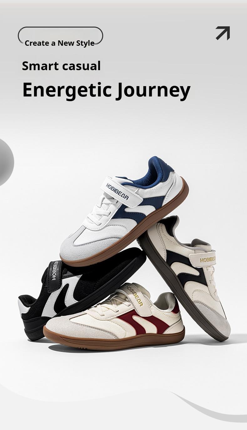 HOBIBEAR Kids Barefoot Shoes Wide Toe Box Zero Drop for  Little Big Kid Boys Girls Walking Sneaker