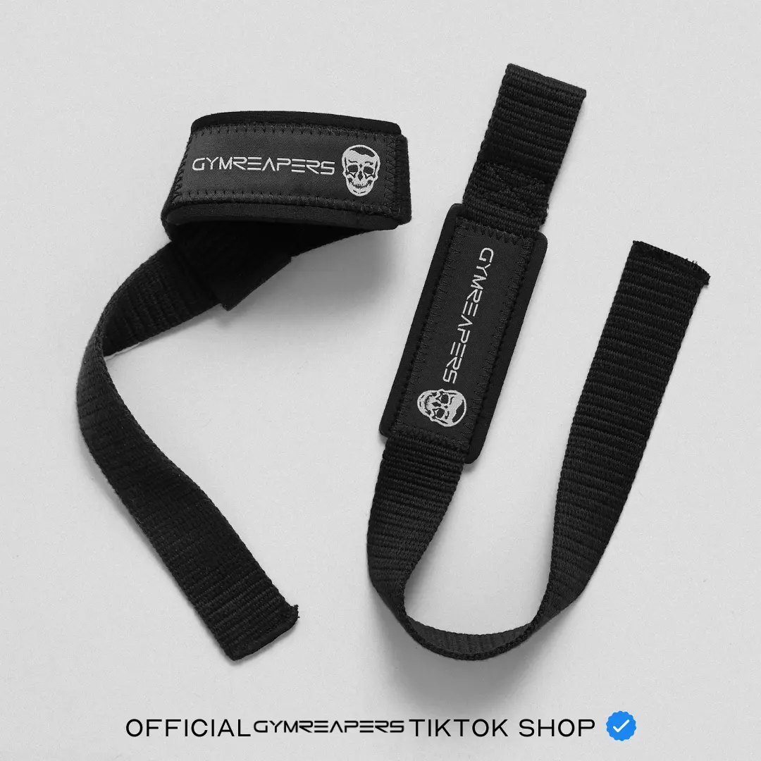 Gymreapers Lifting Straps for Weightlifting Bodybuilding Powerlifting & Strength Training - Premium Padded Neoprene Deadlift Straps with 18" Cotton for Pull-ups Rows Shrugs Heavy Lifts & Gym Workouts - Grip Support & Wrist Protection Set of 2