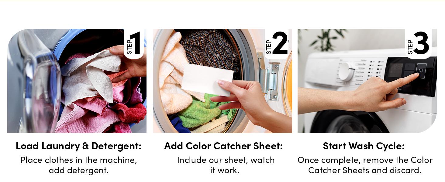 Zero Trace Eco-Friendly Color Catcher Laundry Sheets - 40 Count - Prevents Dye Transfer & Keeps Clothes Original Color - Fragrance-Free Plant-Based - Ideal for Mixed Washes Household