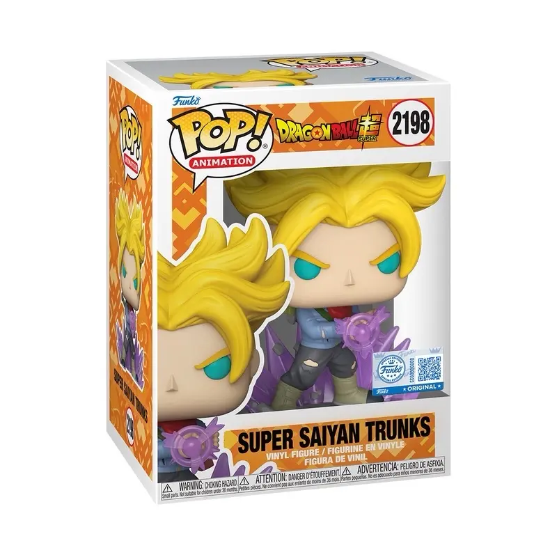 Dragon Ball Super Saiyan Trunks Funko Pop! Vinyl Figure #2198