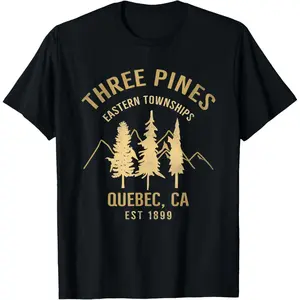 Proud Three Pines Eastern Townships Country T-Shirt