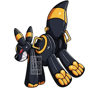 Pool Toy Umbreon Regular or Shiny Vinyl Sticker