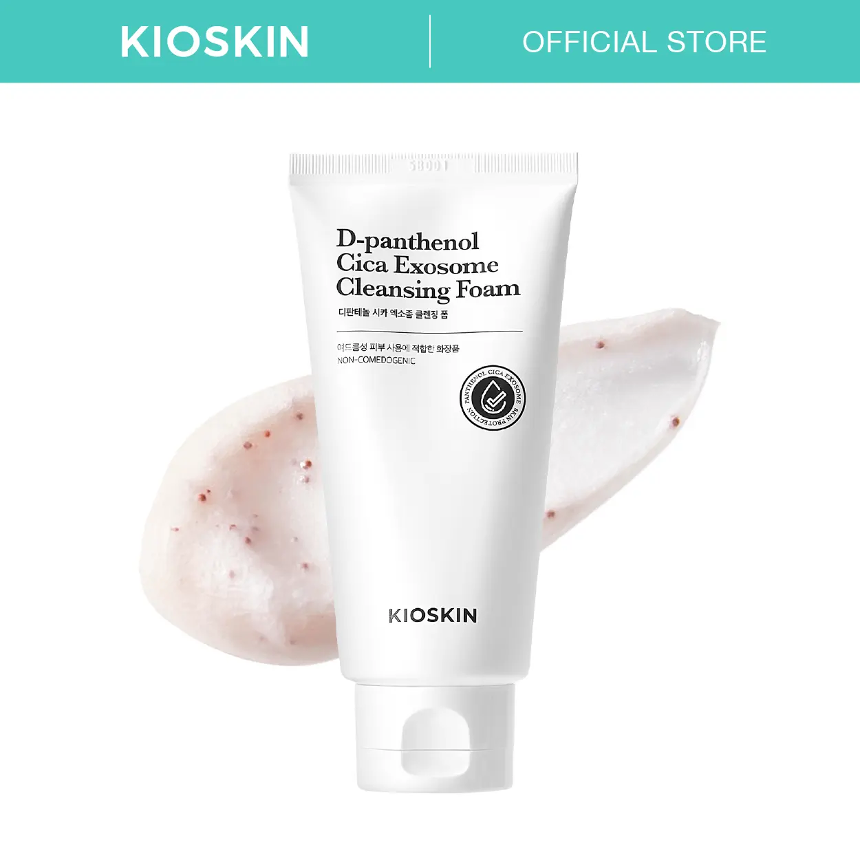 D-Panthenol Cica Exosome Cleansing Foam | Gentle AHA BHA PHA Face Wash for Acne-Prone & Sensitive Skin