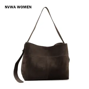 Warm Mocha Tone Matte Cowhide Leather Tote Bag Convertible Underarm Shoulder Bag Spacious Slouchy Silhouette Buttery Soft for Women Daily Commute Office Coffee Runs
