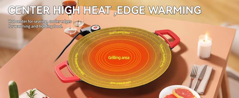 Smokeless Indoor Electric Grill & Nonstick Griddle – Compact, Fast-Heating Tabletop Grill for Steaks, Burgers, Pancakes, BBQ, and Everyday Indoor Cooking Smokeless Indoor Electric Grill & Nonstick Griddle – Compact, Fast-Heating Tabletop Grill for Steaks, Burgers, Pancakes, BBQ, and Everyday Indoor Cooking