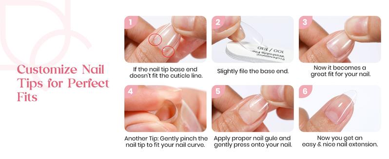 Beetle Thin Extension Nail Tips Set Coffin/Stiletto Shape Acrylic Nail False Nail press ons Nail Tips DIY Nails Art Gift for girl Gift for woman gel x nails salon nails at home #SpringTok Easter'sGift