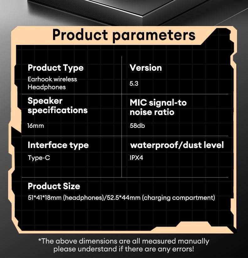 PAXA T26 Pro OWS Wireless Bluetooth Earbuds with Call Noise Canceling Mic for Music & Phone Calls, Sport Headsets, Purple - Audio