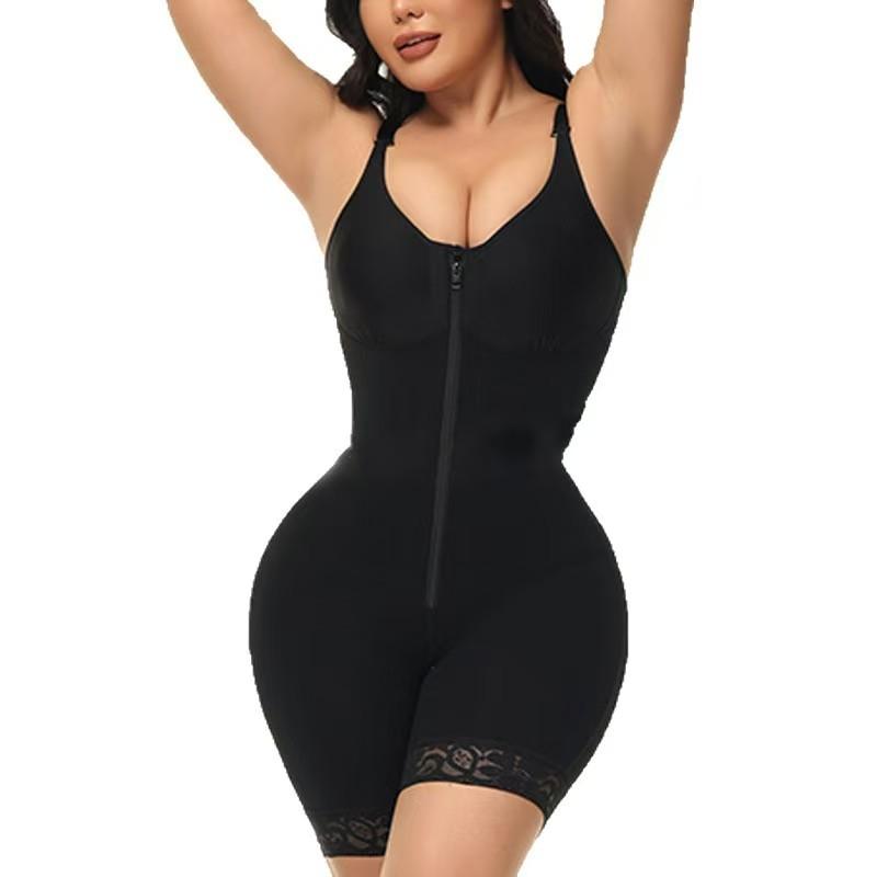 Colombianas Shapewear Tummy Control & Butt Lifter with Zipper Crotch Detachable Shoulder Strap for Adjustable Fit