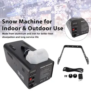 Areyourshop 1500W Snow Machine with Wired Remote – Snowflake Maker for Christmas,Weddings,Parties & Stage Effects