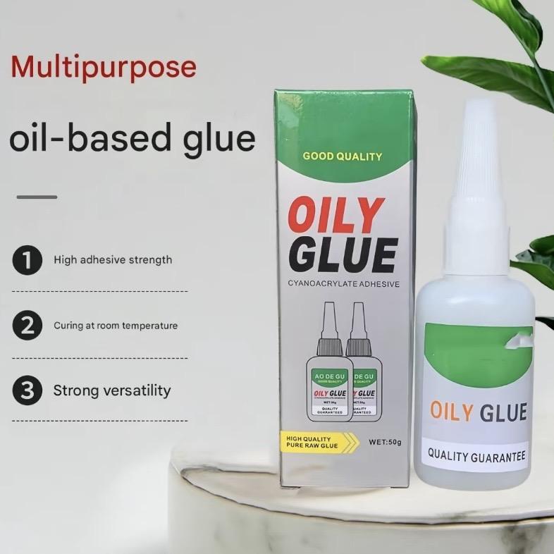 Upgrade to Large Capacity Welding High Strength Oily Glue,Universal Super Glue,Strong Plastic Glue Fast Repair and Curing for Metals, Plastics,with Anti Clog Cap,Strong Adhesive Waterproof Adhesive for Faux Leather,Metals,Wood,Plastics,Rubber