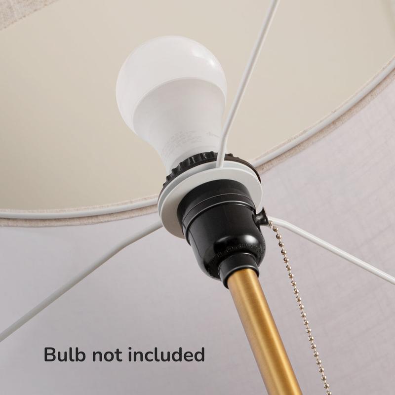 EDISHINE 62 inch Mid-Century Modern Floor Lamps for Living Room, Retro Floor Lamps, Contemporary Wooden Standing Lamp with Chain Switch,Gold-HLFL09B EDISHINE 62 inch Mid-Century Modern Floor Lamps for Living Room, Retro Floor Lamps, Contemporary Wooden Standing Lamp with Chain Switch,Gold-HLFL09B