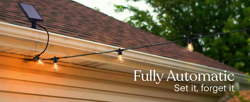 Brightech Ambience Pro Solar Powered Outdoor String Lights