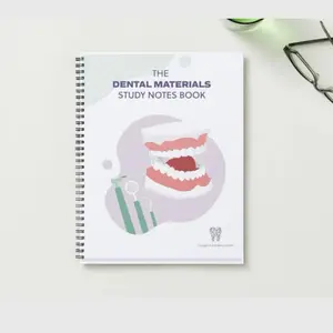 Dental Materials Study Notes Book for Hygiene & Assisting Students with Key Components & Assessment Details