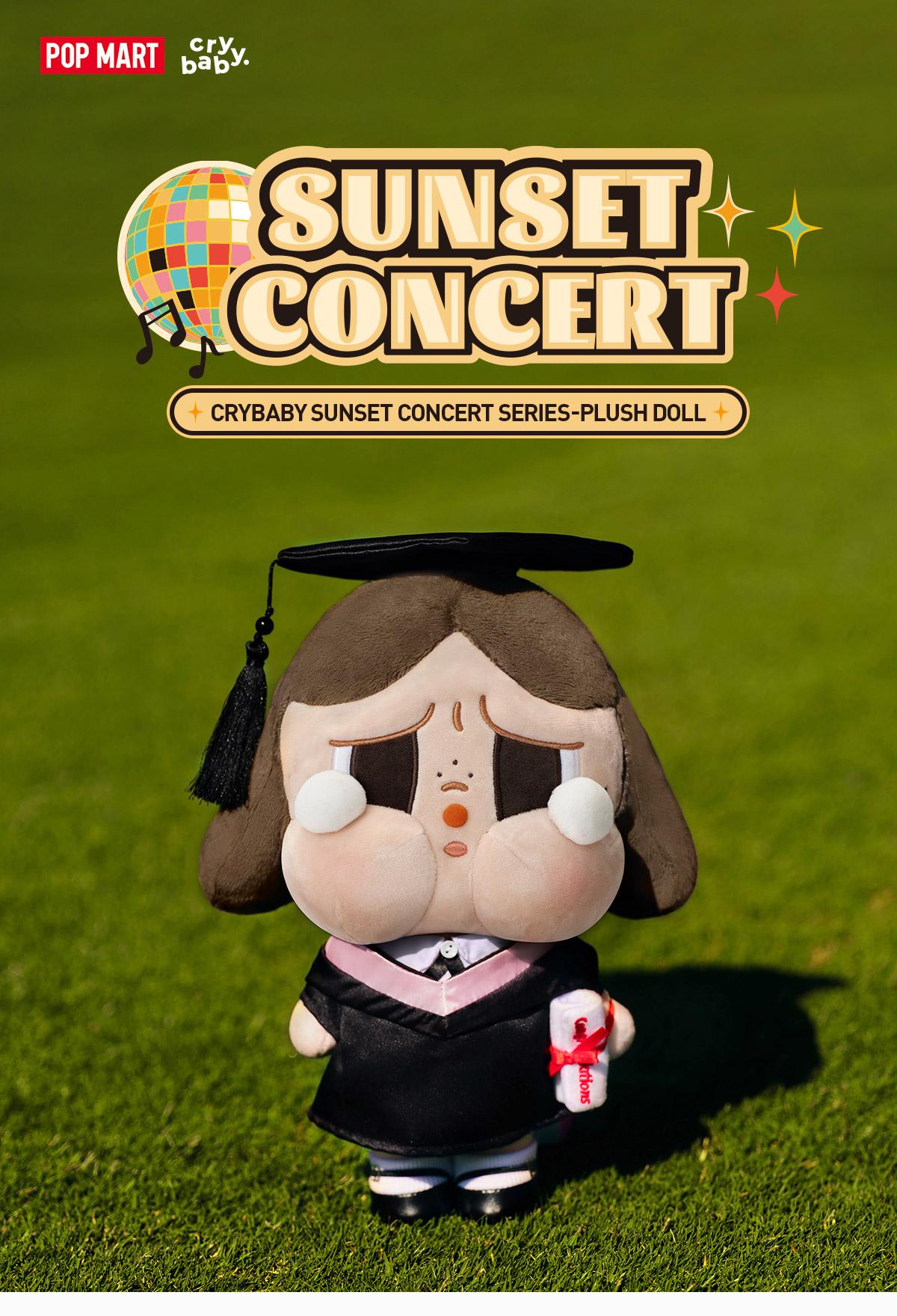 POP MART CRYBABY Sunset Concert Series-Plush Doll