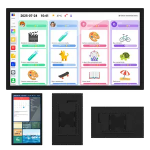 Explorinox Smart Digital Calendar Family Schedules Planner Chore Chart Electronic Calendar Wall Mount Touchscreen Interactive Display Screen Calendar